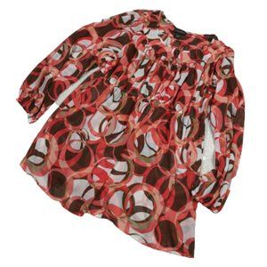 Lane Bryant women's‎ geometric long sleeve blouse